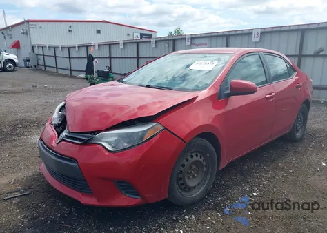2015 Toyota Corolla Le из США, поврежденный, VIN 2T1BURHE1FC365528